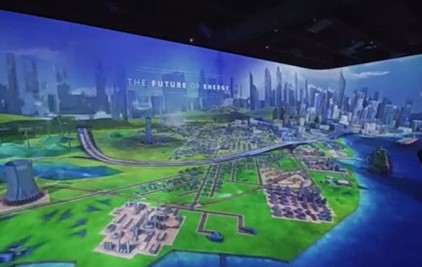 多媒體電子沙盤互動展示